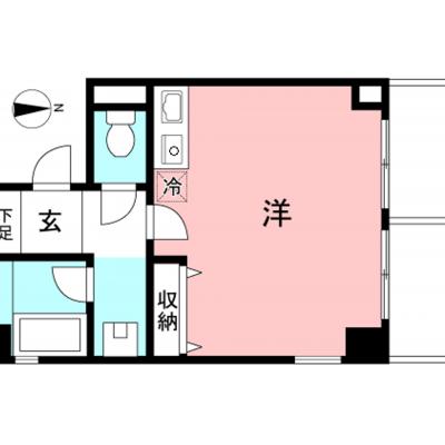 【品川13分】無料Wi-Fi完備・広々1R丨東都マンスリー　品川/エステージ御殿山1R（禁煙）(4)の物件写真3