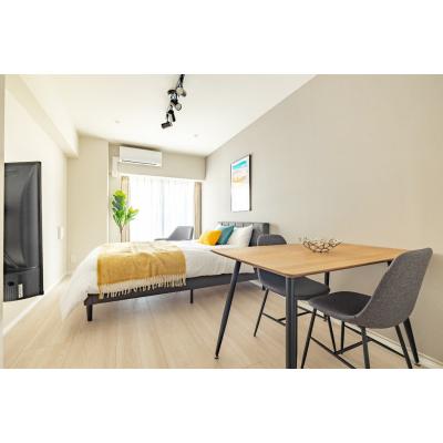 【馬喰町1分】日本橋・遊び心あるデザイナーズ空間丨Dash Living Nihonbashi EastLarge Studio（1DK）(3)の物件写真1