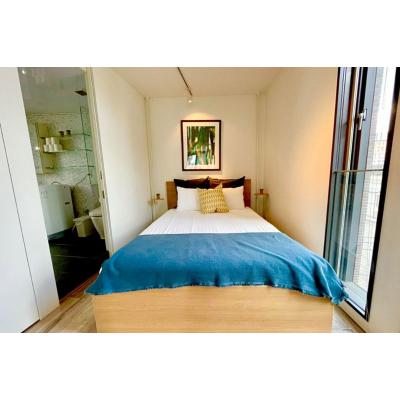 【不動前8分】コンクリート調◎無料ネット対応丨EstLargo Meguro1 Bedroom（1LDK）(2)の内観画像