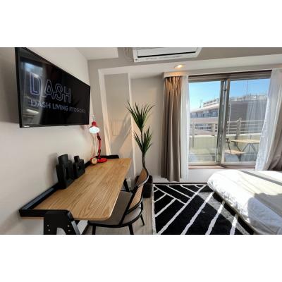 【両国9分】静かな環境で短期滞在◎ネット無料丨Dash Living RyogokuStudio with Balcony（1R）(2)の物件写真4