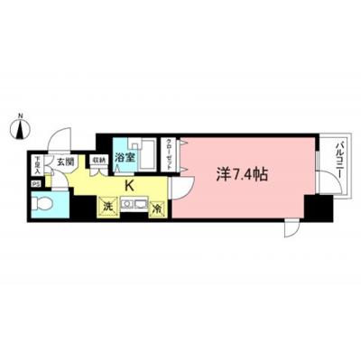 【水天宮前3分】出張・短期滞在に◎ネット無料丨東都マンスリー メインステージ日本橋箱崎Ⅱ1K（禁煙）(4)の物件写真4