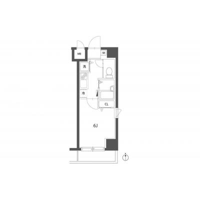 【新宿】バス・トイレ別｜ネット無料◎丨SLマンスリー 西新宿21K（禁煙）(4)の物件写真3