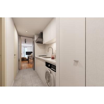 【白金高輪9分】バス・トイレ別！駅近で買物便利丨Dash Living Minami AzabuSuperior Studio A（禁煙）(1)の物件写真4