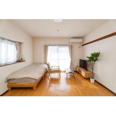 富士市駅周辺！家具家電Wifi・駐車場無料！広々1Dk! TM66の外観画像