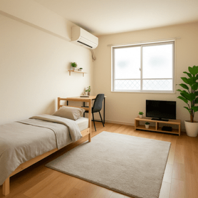 八王子駅徒歩9分!駐車場無料!家具家電Wifi付!立会不要TM70の物件写真1