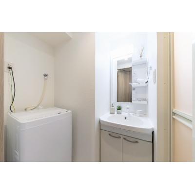 ★SステイAC堺綾之町【禁煙ルーム・１DK・Wi-Fi無料・セミダブルベッド】★2026年3月新築★独立洗面台・温水洗浄便座・ガス2口Kなど設備充実★ペット可★の物件写真6