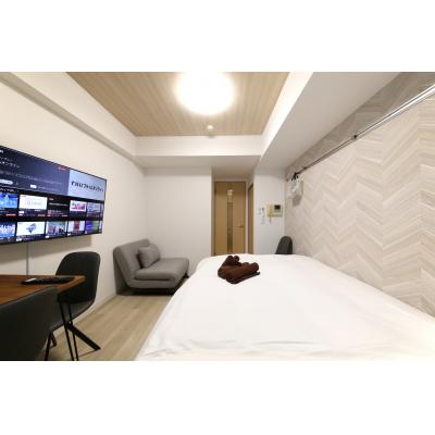 【25年12月オープン】ニューガイアリルーム芝№27　6th floor ダブルルーム (Wi-Fi無料・禁煙🚭・浴室乾燥・IHクッキングヒーター)の物件写真2