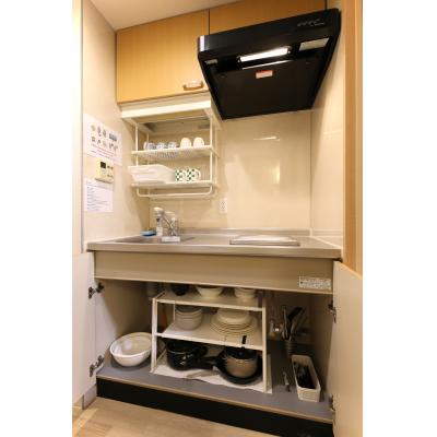 【25年12月オープン】ニューガイアリルーム芝№27　6th floor ダブルルーム (Wi-Fi無料・禁煙🚭・浴室乾燥・IHクッキングヒーター)の物件写真5