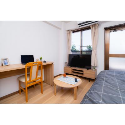 ✨甲府昭和ICからすぐ🏢駐車場あり🚙家具家電付📺206号室TM48の外観画像