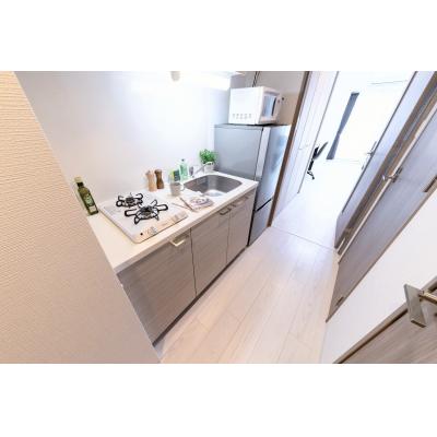 ★SステイEPアーバンレジデンス阪神尼崎【禁煙ルーム・１K・Wi-Fi無料・セミダブルベッド】★独立洗面台・ウォシュレット・浴室乾燥機など設備充実★の物件写真3