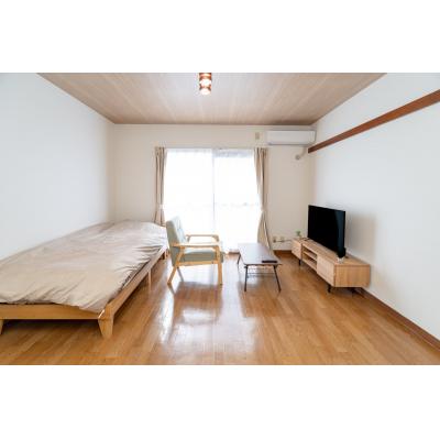 富士市駅周辺！家具家電Wifi・駐車場無料！広々1Dk! TM67の外観画像