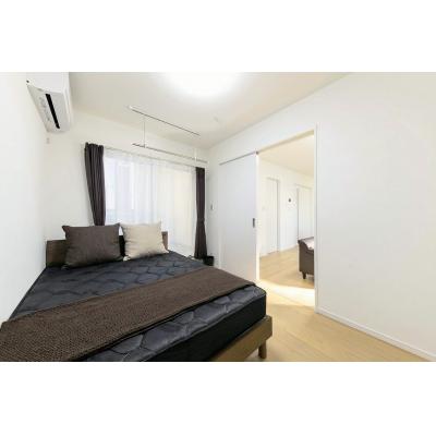 ★SステイGA泉佐野大西【禁煙ルーム・１LDK・Wi-Fi無料・ダブルベッド・1号タイプ】★2025年6月新築★独立洗面化粧台・浴室暖房乾燥機・追い焚き・ウォシュレット・ガス２口K★ペット可★の物件写真3