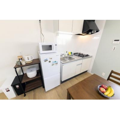 ★SステイGA泉佐野大西【禁煙ルーム・１LDK・Wi-Fi無料・ダブルベッド・1号タイプ】★2025年6月新築★独立洗面化粧台・浴室暖房乾燥機・追い焚き・ウォシュレット・ガス２口K★ペット可★の物件写真5