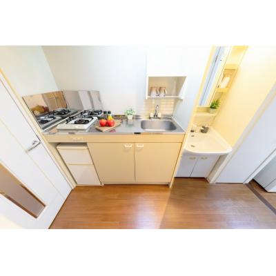 ★SステイEL天満橋【禁煙ルーム・１DK・ダブルベッド】★インターネットWi-Fiレンタル可★独立洗面台・ガスキッチン・オートロック★分譲マンション★の物件写真4