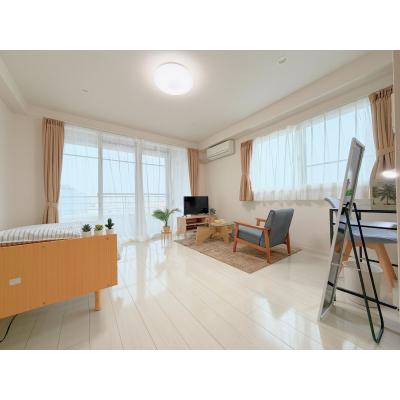 グランマンスリー水戸宮町R410【水戸駅北口徒歩約8分！ネット無料！RC造マンション！敷地内駐車場あり（台数限定、別料金）バストイレ別！★（注）線路沿いの物件なので多少電車の通行音はします。】の外観画像