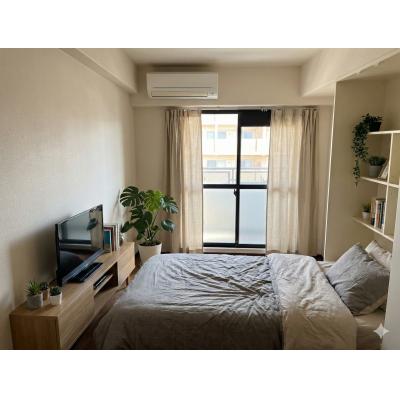 🌈新規オープン賃料半額　山陽手柄駅徒歩８分🚃オートロック🔒最上階⛅Wifi無料👍スマートTV📺【M037】の内観画像