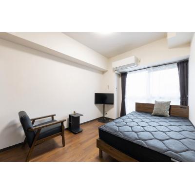 ★SステイEL京都河原町第3【禁煙ルーム・１DK・セミダブルベッド】★【禁煙ル ーム・１DK・セミダブルベッド】★インターネットWiFiレンタル可★バストイレ別・ガスキッチン・オートロック★の物件写真2