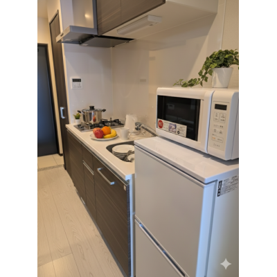 【駅徒歩2分】Wi-Fi＆家具家電付き出張向け[SZ007]の内観画像