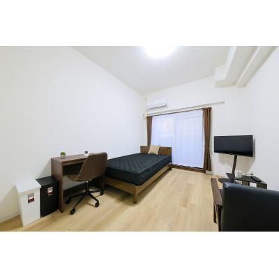 ★SステイPS西心斎橋・四ツ橋・桜川【禁煙ルーム・１K・セミダブルベッド・インターネットWi-Fiレンタル可】★バストイレセパ・ガスK・オートロック★の物件写真2