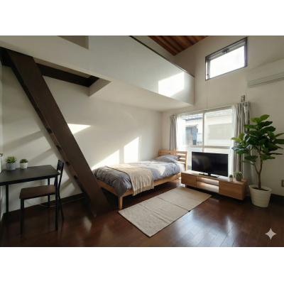 甲府市上石田エリア！家具家電駐車場無料！即日入居！ロフト付きの物件写真1