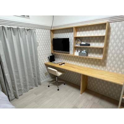 ドエルミツバ緑ヶ丘B棟　北九州市小倉北区板櫃町（インターネット無料、キッチン用品などの備品設置）の物件詳細の物件写真2