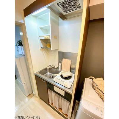 ユニオンマンスリー坂戸４　311　1R・シングル☆◆インターネット固定回線（有線・Wi-Fi）無料の部屋◆【禁煙ルーム】室内洗濯機や2ドア冷蔵庫など生活家電完備の物件写真3