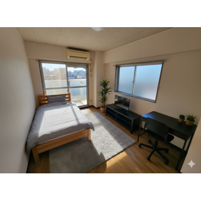 🔷🔹🔸🔶⭐駅徒歩9分⭐1Kタイプ⭐オール電化⭐音が気になりにくいRC造⭐【禁煙&Wi-Fi無料】⭐🔶🔸🔹🔷「K36」の物件写真2