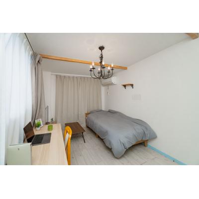 南向き！🌞三島駅徒歩5分！🚃Wifi無料！📱家具家電付 202号室 TM109の外観画像