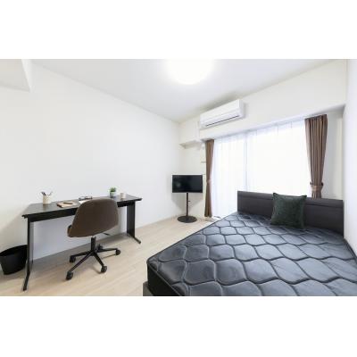 ★SステイRH淡路駅前【禁煙ルーム・１K・Wi-Fi無料・セミダブルベッド】★ウォシュレット・独立洗面化粧台・浴室乾燥・ガス２口K・オート ロックなど設備充実★ペット可★の物件写真2