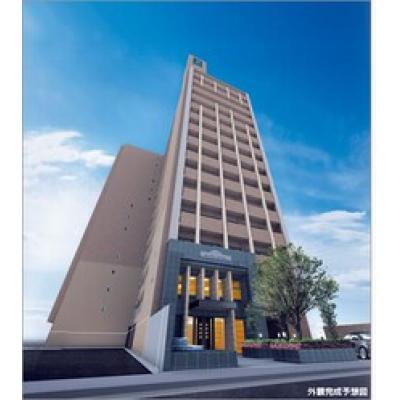 ★SステイEPミッドプレイス堺筋本町【禁煙ルーム・１K・Wi-Fi無料・セミダブル ベッド】★浴室乾燥機・独立洗面化粧台・ウォシュレ ット・ガスキッチン・オートロックなど設備充実★ペット相談可★の外観画像