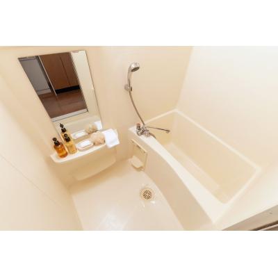 ★SステイEPミッドプレイス堺筋本町【禁煙ルーム・１K・セミダブル ベッド・Wi-Fiレンタル可】★浴室乾燥機・独立洗面化粧台・ウォシュレ ット・ガスキッチン・オートロックなど設備充実★ペット相談可★の物件写真3