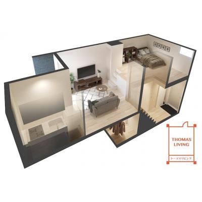 トーマンスリー飯塚市東徳前10番☆デザイナー物件☆ネット無料の外観画像