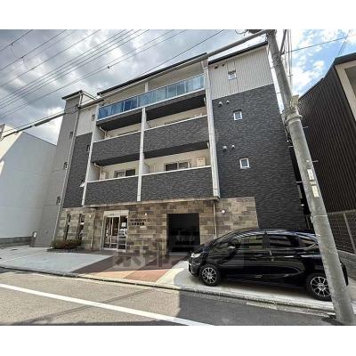 ★SステイWE京都梅小路京都西【禁煙ルーム・１K・Wi-Fi無料・セミダブルベッド】★独立洗面化粧台・ウォシュレット・浴室乾燥機など設備充実★ペット可★の外観画像