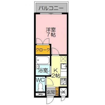 きららマンスリー米子後藤駅西　YN2の物件写真2