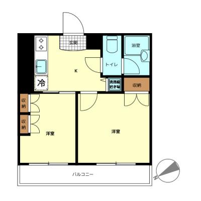 ハイムアレックス【Ｗｉ-Ｆｉ無制限・外国人可】＜寝具・キッチン用品代込＞の物件写真6