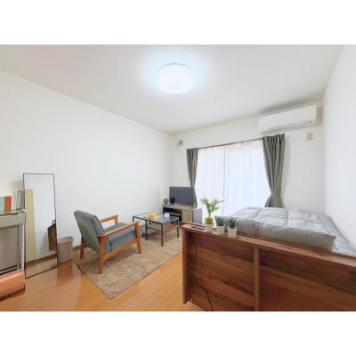 【大手大橋北側・長岡駅徒歩18分】🌿グランマンスリー長岡中島R306🌿単独光回線ネット無料！🎉✨スーパー「ウオロク」徒歩３分🚶🎵の物件写真1