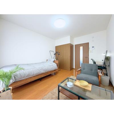 【大手大橋北側・長岡駅徒歩18分】🌿グランマンスリー長岡中島R306🌿単独光回線ネット無料！🎉✨スーパー「ウオロク」徒歩３分🚶🎵の物件写真2