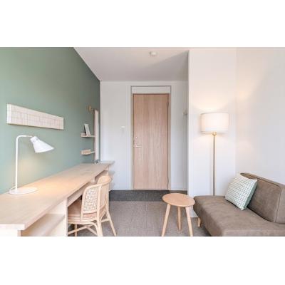 《奈良駅徒歩圏内・京都/大阪へも1本》一棟フルリノベ｜24Hラウンジ｜旅するように暮らす「奈良」マンスリー🧳の物件写真2