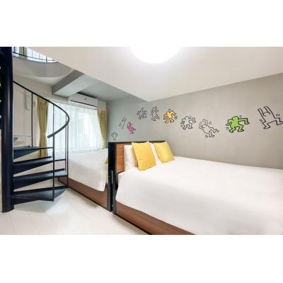 サンシャイン池袋も徒歩圏内/広々メゾネットタイプ/家具・家電完備/ラルーナ東池袋 201の物件写真1