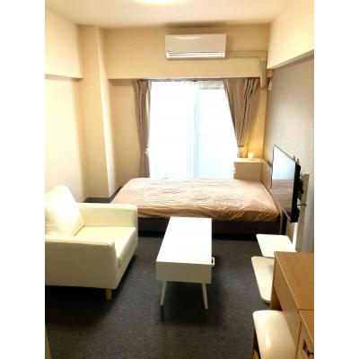 マコット福島市役所北405【無料駐車場あり・オートロック付き・Wi-Fi無料】福島市役所徒歩３分！福島市中心地♪『福島駅』徒歩圏内の物件写真1