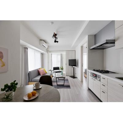 2025年築/広々2LDK/最大収容人数5人/防犯もバッチリ/家具家電付き/アーバネックス錦糸町NORTH 401の物件写真1