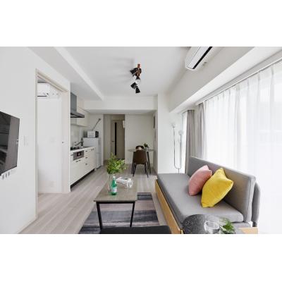 2025年築/広々2LDK/最大収容人数5人/防犯もバッチリ/家具家電付き/アーバネックス錦糸町NORTH 401の物件写真2