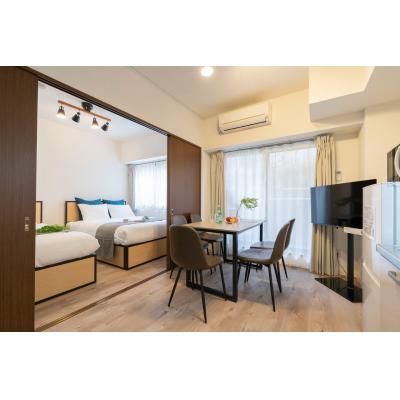 最寄り駅より徒歩4分/最大5名宿泊可能/スーパーまで徒歩1分/Wi-Fi完備/サンセゾンI 111の物件写真1