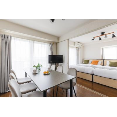 駅から徒歩5分/広々2DK&家具家電付き/人気の墨田エリア/Wifi完備/ソレアード鐘ヶ淵 801の物件写真1