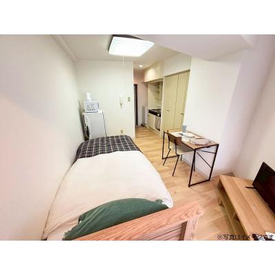 ユニオンマンスリー小岩３　210　1R・シングル☆【禁煙ルーム】人気の角部屋！女性も安心の室内洗濯機＆デスク・チェア＆たっぷり収納2ドア冷蔵庫など生活家電のあるお部屋■選べるWi-Fi格安レンタル中！の物件写真2