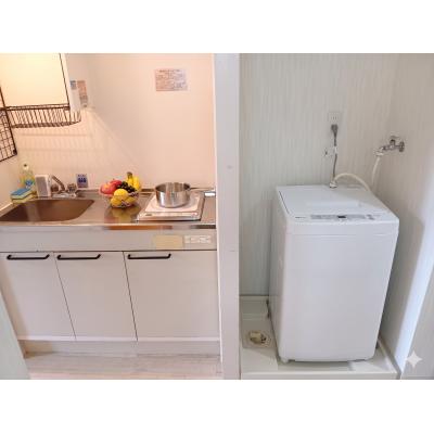 🌈新規オープン賃料半額🌈地下鉄板駅徒歩3分　複数路線利用可🚃BT別　独立洗面台付✨スマートTV【M094】の物件写真3