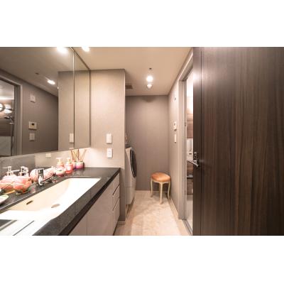 超高層52階建て高級タワーマンション、免震ツインタワー37階角部屋 ★高級家具、家電付きの物件写真5