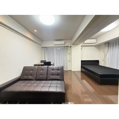 【TM赤坂弐番館/1BRSD】駅徒歩7分・37.9㎡の広さ・室内洗濯機・ＢＴ別・ネットWi-Fi無制限無料・_テレワークにも♪の物件写真2
