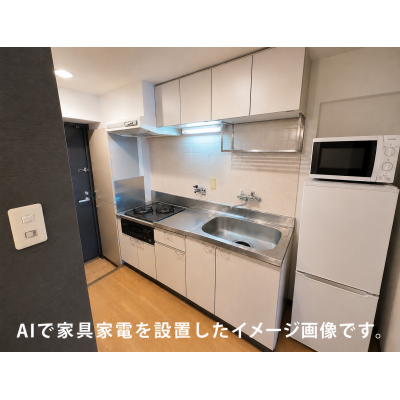 ★Sステイ京都駅前プラネシア【禁煙ルーム・１K・wifiレンタル可（有料）・ダブルベッド】★独立洗面台・温水洗浄便座・ガス２口キッチン★の物件写真3