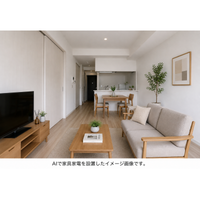 ★SステイPS名古屋駅前ルミアス【禁煙ルーム・１LDK・Wi-Fi無料・ダブルベッド 】★独立洗面台・温水洗浄便座・浴室乾燥機・カウンターキッチン★の物件写真2